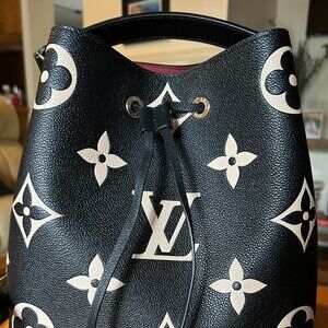 Louis Vuitton NéoNoé MM Monogram Empreinte – Black/Beige